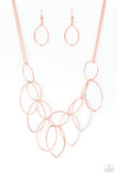 Paparazzi VINTAGE VAULT "Top-TEAR Fashion" Copper Necklace & Earring Set Paparazzi Jewelry