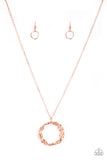 Paparazzi "Millennial Minimalist" Copper Necklace & Earring Set Paparazzi Jewelry