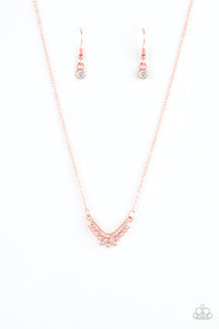 Paparazzi "Classically Classic" Copper Necklace & Earring Set Paparazzi Jewelry