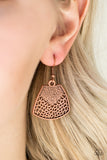 Paparazzi "Large and In Charge" Copper Necklace & Earring Set Paparazzi Jewelry