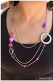 Paparazzi "A Stones Throw" Pink Necklace & Earring Set Paparazzi Jewelry