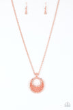 Paparazzi "Net Worth" Copper Necklace & Earring Set Paparazzi Jewelry