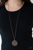 Paparazzi VINTAGE VAULT "Mandala Melody" Copper Necklace & Earring Set Paparazzi Jewelry