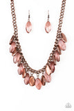 Paparazzi VINTAGE VAULT "Fringe Fabulous" Copper Necklace & Earring Set Paparazzi Jewelry