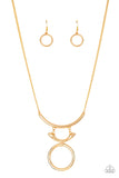 Paparazzi VINTAGE VAULT "Walk Like An Egyptian" Gold Necklace & Earring Set Paparazzi Jewelry