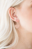 Paparazzi "Victorian Romance" Rose Gold Necklace & Earring Set Paparazzi Jewelry
