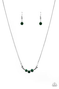 Paparazzi "Sparkling Stargazer" Green Necklace & Earring Set Paparazzi Jewelry