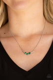 Paparazzi "Sparkling Stargazer" Green Necklace & Earring Set Paparazzi Jewelry