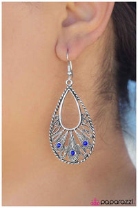 Paparazzi "Wish You Were Here - Blue" earring Paparazzi Jewelry