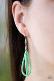 Paparazzi VINTAGE VAULT "Brazilian Brilliance" Green Necklace & Earring Set Paparazzi Jewelry