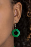 Paparazzi "Waikiki Winds" Green Necklace & Earring Set Paparazzi Jewelry