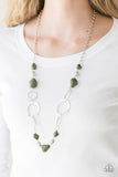 Paparazzi "Thats TERRA-ific!" Green Necklace & Earring Set Paparazzi Jewelry