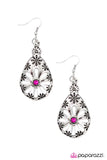 Paparazzi "Daisy Chain - Pink " earring Paparazzi Jewelry