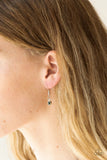 Paparazzi "Front and CENTERED" Green Necklace & Earring Set Paparazzi Jewelry
