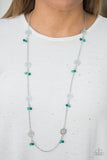Paparazzi VINTAGE VAULT "Color Boost" Green Necklace & Earring Set Paparazzi Jewelry