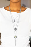 Paparazzi VINTAGE VAULT "Love Opens All Doors" Green Necklace & Earring Set Paparazzi Jewelry