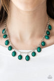 Paparazzi "Make Some ROAM!" Green Necklace & Earring Set Paparazzi Jewelry