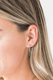 Paparazzi VINTAGE VAULT "Have Some Common SENSEI" Green Necklace & Earring Set Paparazzi Jewelry