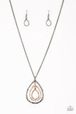 Paparazzi "Going For Grit" Multi Necklace & Earring Set Paparazzi Jewelry