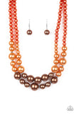 Paparazzi "The More The Modest" Multi Necklace & Earring Set Paparazzi Jewelry