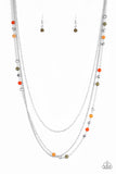 Paparazzi VINTAGE VAULT "Colorful Cadence" Multi Necklace & Earring Set Paparazzi Jewelry
