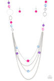 Paparazzi VINTAGE VAULT "Bubbly Bright" Multi Necklace & Earring Set Paparazzi Jewelry
