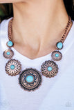 Paparazzi "Mayan Marvel" FASHION FIX Copper Necklace & Earring Set Paparazzi Jewelry