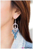Paparazzi "Daydreaming -  Blue Earring" earring Paparazzi Jewelry