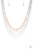 Paparazzi "Extravagant Elegance" Orange Necklace & Earring Set Paparazzi Jewelry