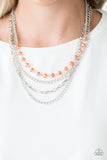 Paparazzi "Extravagant Elegance" Orange Necklace & Earring Set Paparazzi Jewelry