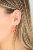 Paparazzi "Belle of the BALLROOM" Orange Necklace & Earring Set Paparazzi Jewelry