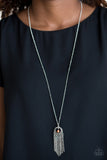 Paparazzi VINTAGE VAULT "Western Weather" Orange Necklace & Earring Set Paparazzi Jewelry
