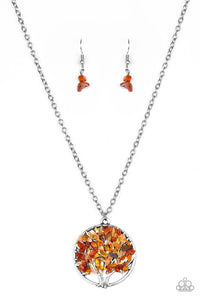 Paparazzi "Naturally Nirvana" Orange Necklace Paparazzi Jewelry