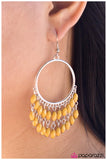 Paparazzi "Sporadic Sprinkles" Yellow Earrings Paparazzi Jewelry