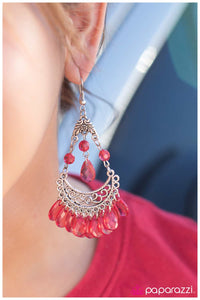 Paparazzi "My Valentine" Red Earrings Paparazzi Jewelry