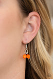 Paparazzi VINTAGE VAULT "Grand Canyon Grotto" Orange Necklace & Earring Set Paparazzi Jewelry