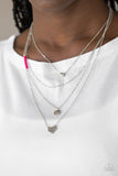 Paparazzi VINTAGE VAULT "Gypsy Heart" Pink Necklace & Earring Set Paparazzi Jewelry