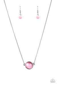 Paparazzi "Rose-Colored Glasses" Pink Necklace & Earring Set Paparazzi Jewelry