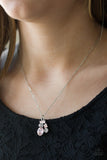 Paparazzi VINTAGE VAULT "Time To Be Timeless" Pink Necklace & Earring Set Paparazzi Jewelry