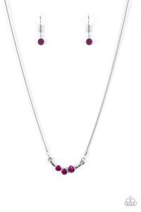 Paparazzi VINTAGE VAULT "Sparkling Stargazer" Pink Necklace & Earring Set Paparazzi Jewelry