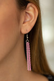 Paparazzi "Radical Rainbows" Pink Necklace & Earring Set Paparazzi Jewelry