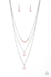 Paparazzi "High Heels and Hustle" Pink Necklace & Earring Set Paparazzi Jewelry