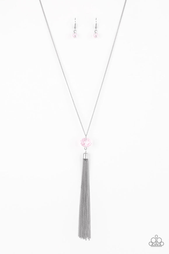 Socialite of the season pink necklace paparazzi Clearance