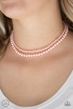 Paparazzi VINTAGE VAULT "Ladies Choice" Pink Choker Necklace & Earring Set Paparazzi Jewelry