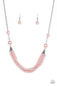 Paparazzi "One-Woman Show” Pink Necklace & Earring Set Paparazzi Jewelry