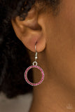 Paparazzi VINTAGE VAULT "All In Favor" Pink Necklace & Earring Set Paparazzi Jewelry
