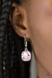 Paparazzi VINTAGE VAULT "Dynamite Dazzle" Pink Necklace & Earring Set Paparazzi Jewelry