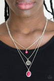 Paparazzi "Southern Roots" Pink Necklace & Earring Set Paparazzi Jewelry