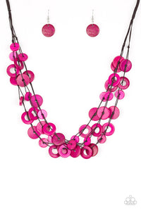 Paparazzi VINTAGE VAULT "Wonderfully Walla Walla" Pink Necklace & Earring Set Paparazzi Jewelry