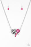 Paparazzi "Desert Harvest" Pink Necklace & Earring Set Paparazzi Jewelry